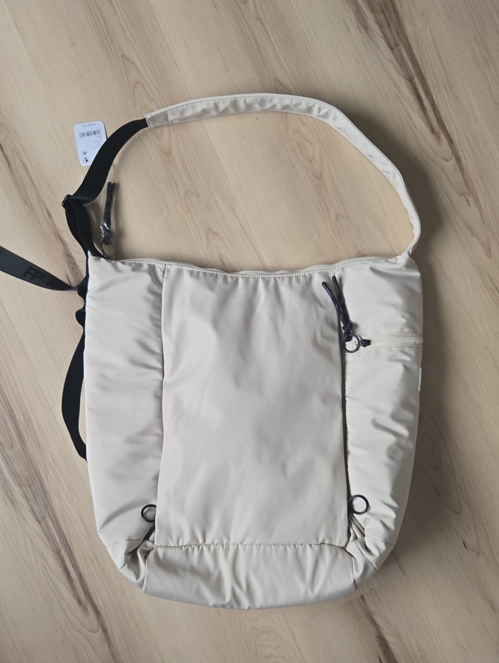 NWT FP Movement No Time Zone Carryall Tote, Off White/Ivory